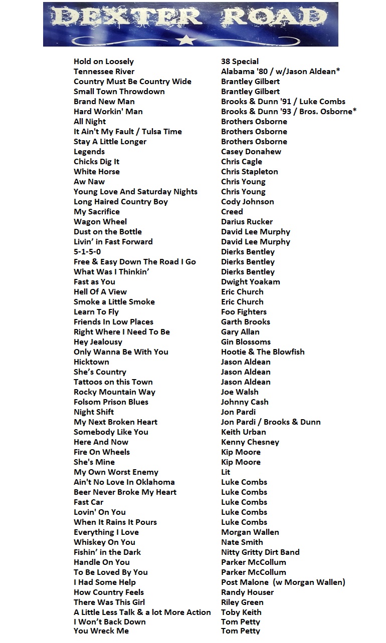 Dexter Road Songs