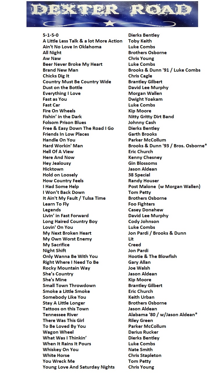 Dexter Road Songs